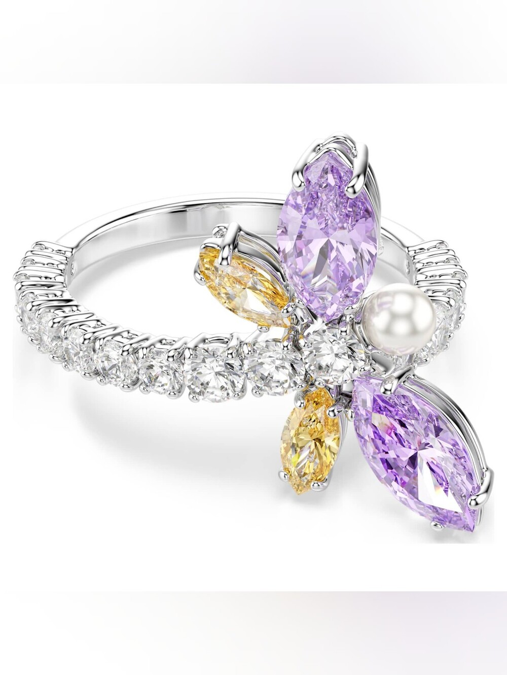 Ariana Grande x Swarovski Dragonfly Motif Ring – Mixed Cuts, Multicoloured